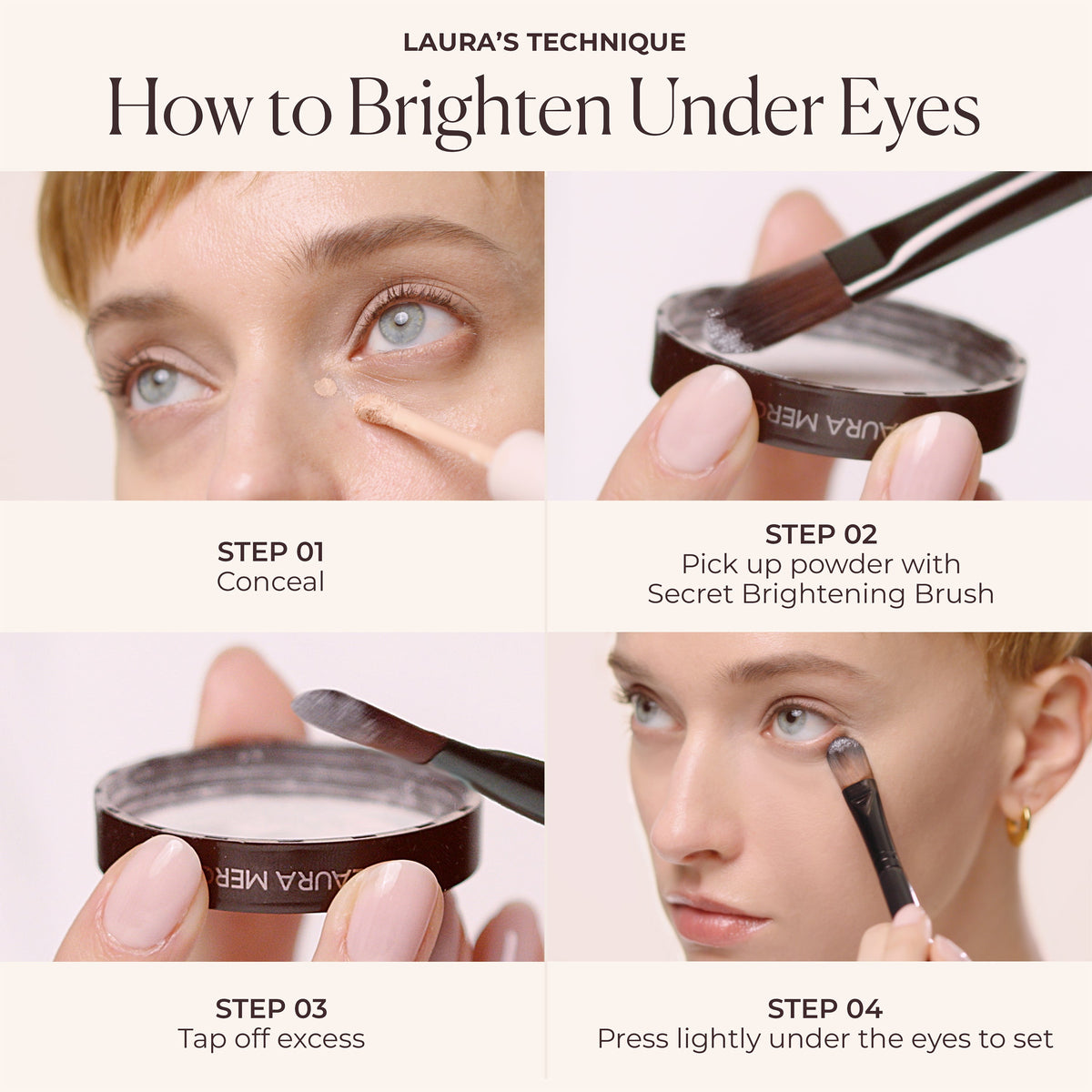 Secret Brightening Color Correcting Under Eye Setting Powder