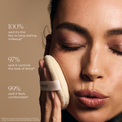 The Finishing Touch Translucent Loose Setting Powder & Puff Translucent Ultra-Blur