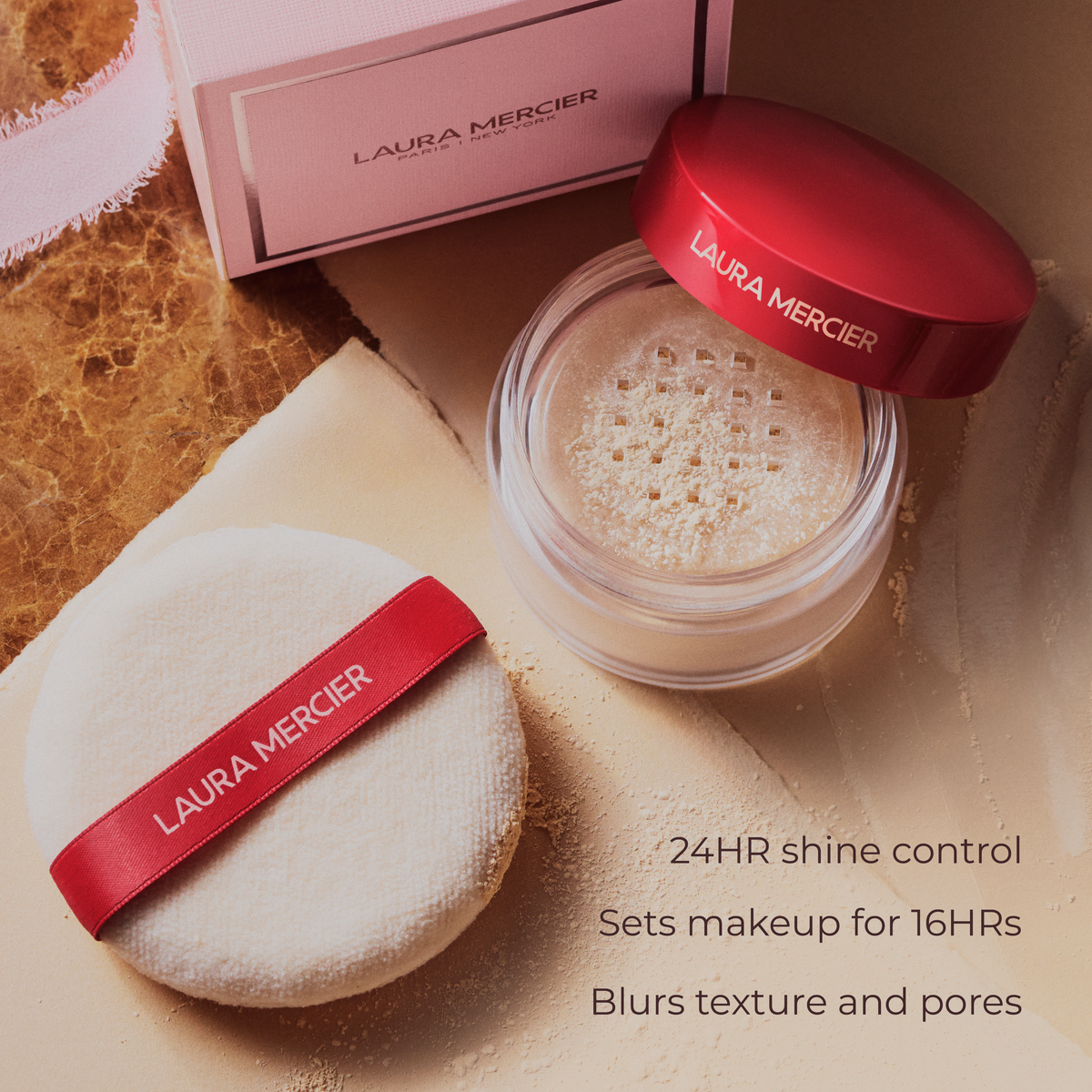 The Finishing Touch Translucent Loose Setting Powder & Puff