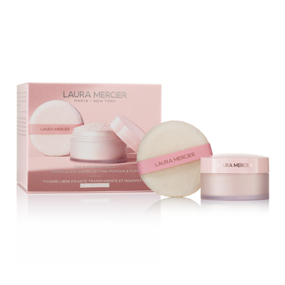 The Finishing Touch Translucent Loose Setting Powder & Puff Tone-Up Rose