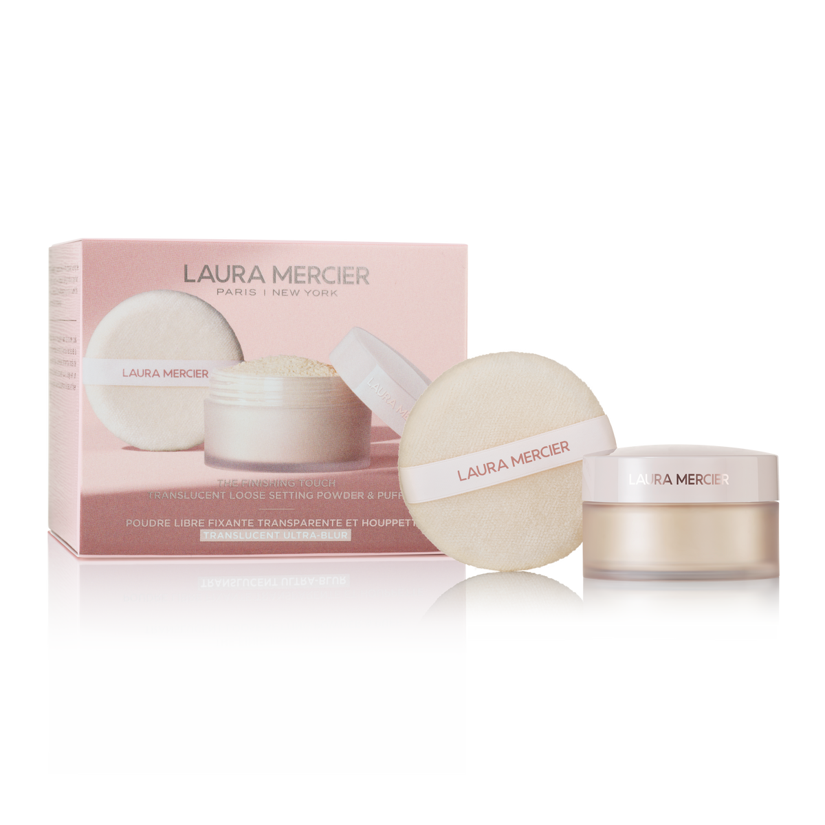 The Finishing Touch Translucent Loose Setting Powder & Puff Translucent Ultra-Blur