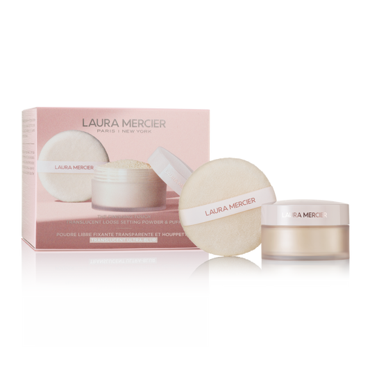 The Finishing Touch Translucent Loose Setting Powder & Puff Translucent Ultra-Blur