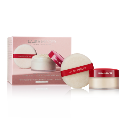 The Finishing Touch Translucent Loose Setting Powder & Puff